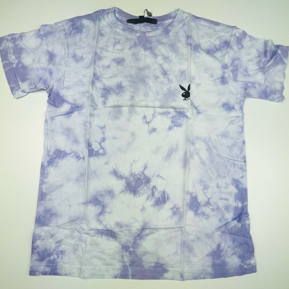 Playboy Tie Dye Oversized Tshirt Lilac